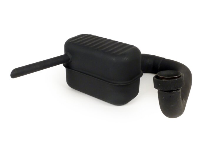 Knalpot -RR-Box Road Racing- Vespa 150 GS VS2-5T, 1956-1961 - hitam