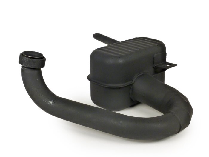 Knalpot -RR-Box Road Racing- Vespa 150 GS VS2-5T, 1956-1961 - hitam