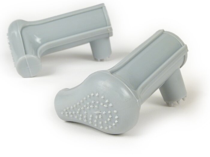 Stand feed rubber-PREMIUM- Ø 16mm - Vespa Wideframe V1-V15, V30-V33, VM, VN, VL - grey