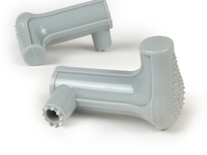 Stand feed rubber-PREMIUM- Ø 16mm - Vespa Wideframe V1-V15, V30-V33, VM, VN, VL - grey