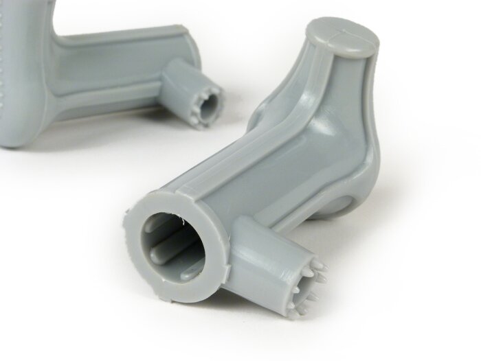 Stand feed rubber-PREMIUM- Ø 16mm - Vespa Wideframe V1-V15, V30-V33, VM, VN, VL - grey
