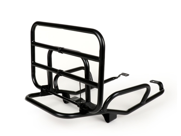 Portaequipajes trasero plegable -MOTO NOSTRA- Vespa PK S, PK XL, PK XL2 - Negro