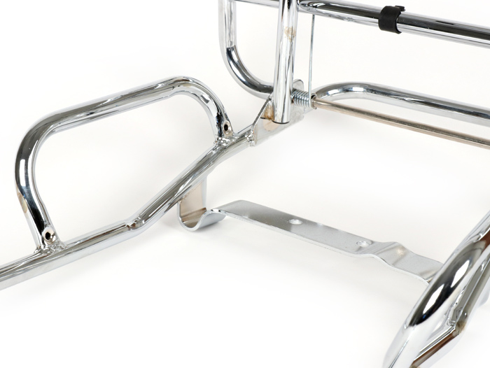 Rear rack, fold down -MOTO NOSTRA- Vespa PK S, PK XL, PK XL2 - chrome