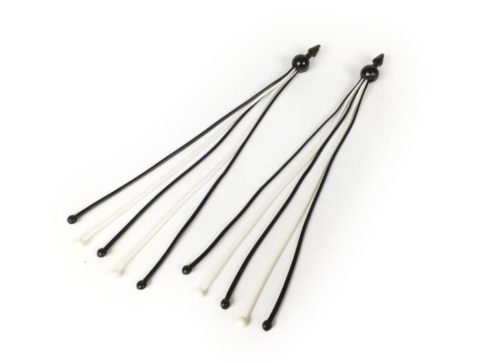 Flecos de manillar -Bola SUPERFLEX- blanco/negro