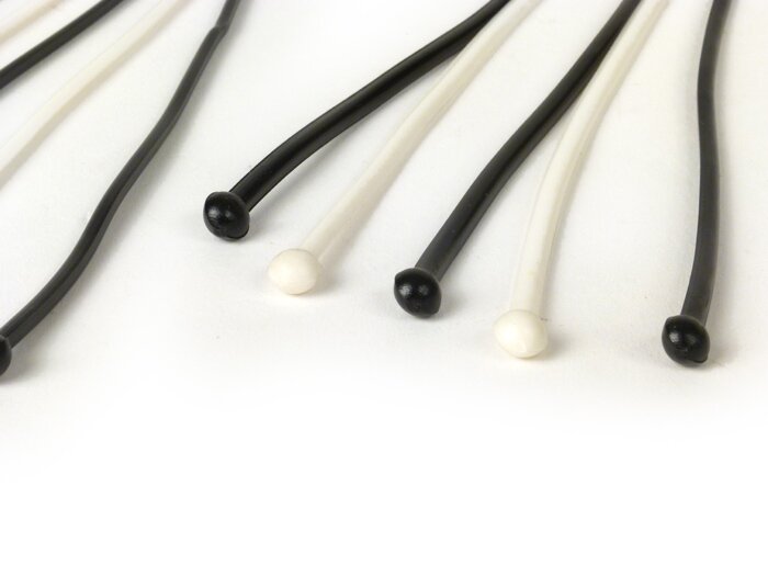 Flecos de manillar -Bola SUPERFLEX- blanco/negro