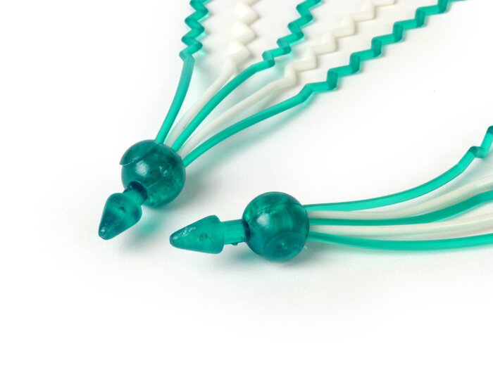 Handelbar streamers -SUPERFLEX stars- green/white