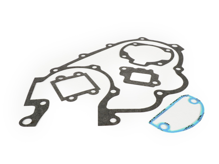 Engine gasket set -DER DICHTER- LML 150cc 5 transfer ports, reed valve, without oil pump