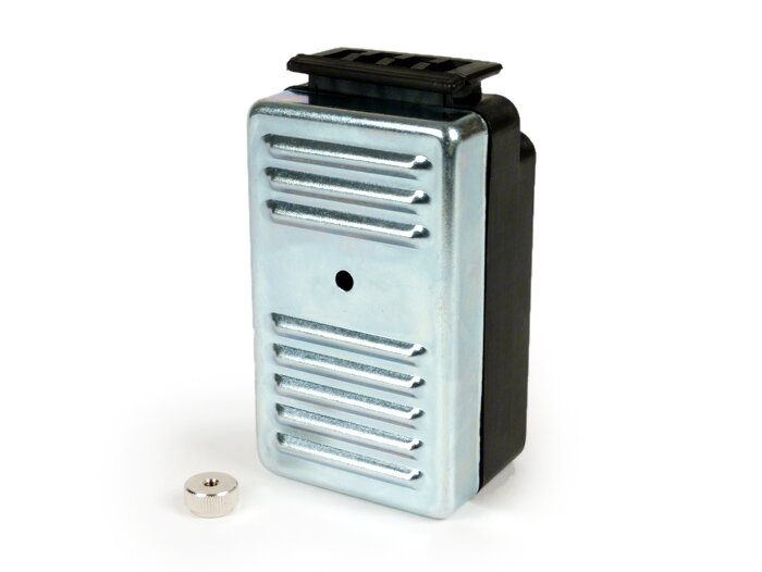 Voltage regulator housing (empty) -CASA LAMBRETTA- Lambretta (Serie 2, Serie 3) - 4-polige Zündung