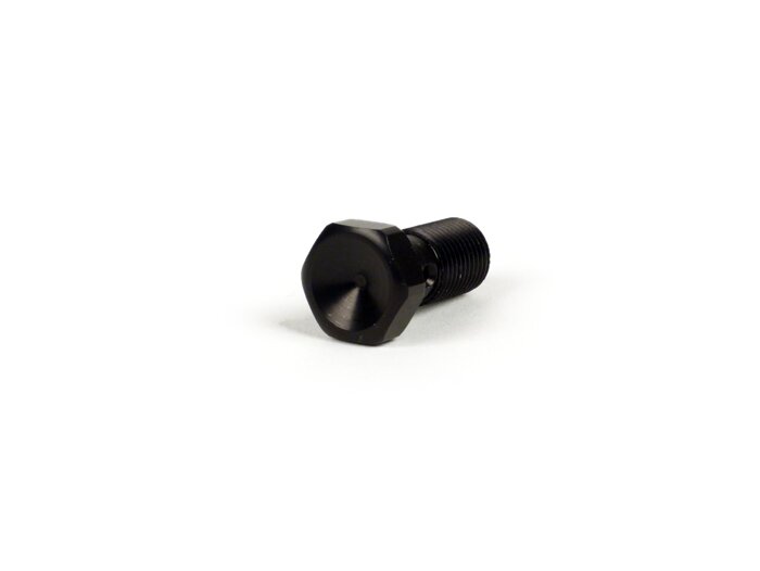 Garis rem baut banjo -M10 x 1.00- aluminium - hitam