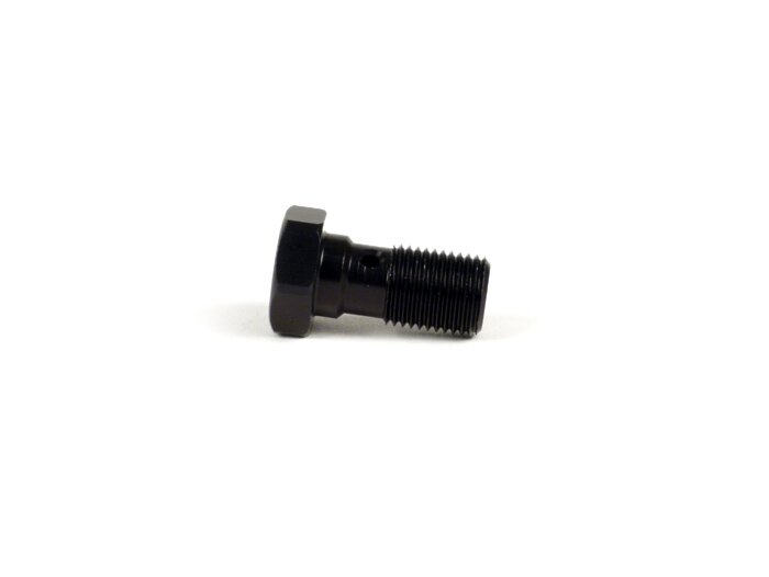 Garis rem baut banjo -M10 x 1.00- aluminium - hitam