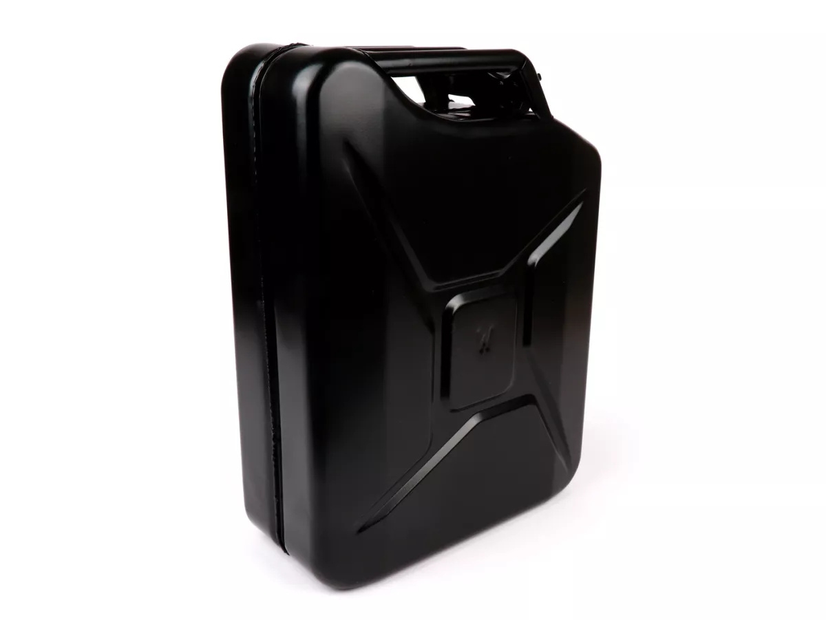 Jerrycan 20l -FA ITALIA, metaal- zwart (RAL9005)