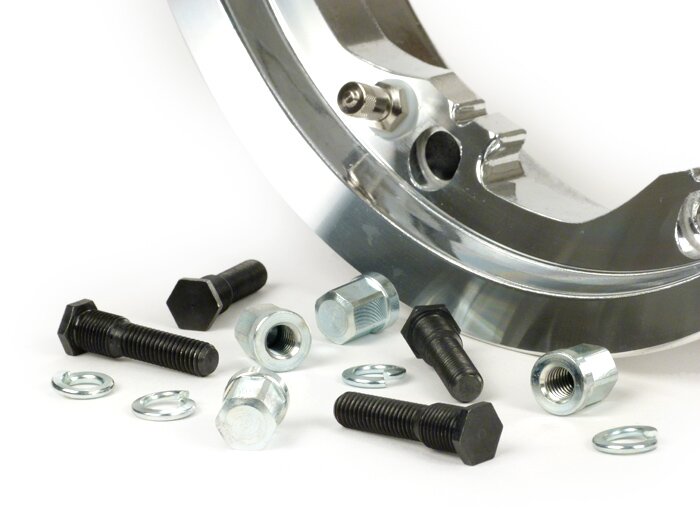 Llanta -FA ITALIA, tubeless, Octopus, 2.10-10 pulgadas aluminio- Lambretta LI series 1-3, LI S, SX, TV series 2-3 - aluminio pulido