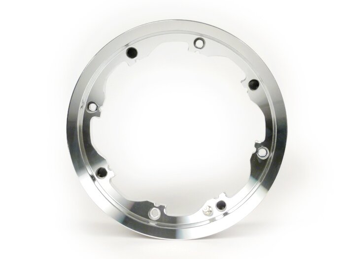 Llanta -FA ITALIA, tubeless, Octopus, 2.10-10 pulgadas aluminio- Lambretta LI series 1-3, LI S, SX, TV series 2-3 - aluminio pulido