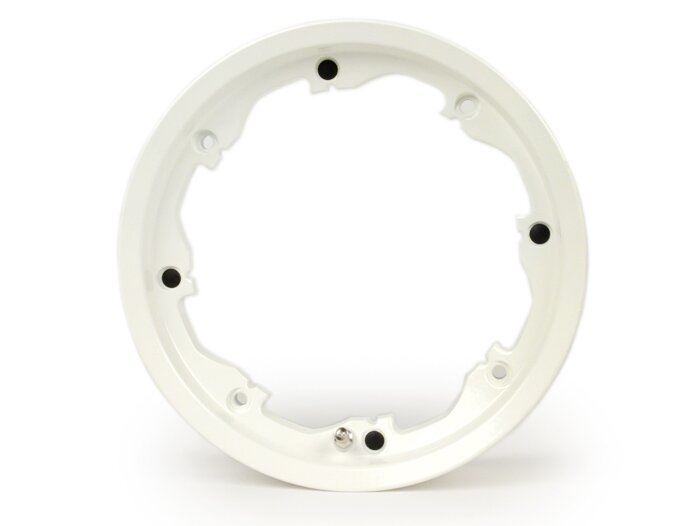 Cerchio -FA ITALIA, tubeless, Octopus, 2.10-10 pollici in alluminio- Lambretta LI Serie 1-3, LI S, SX, TV Serie 2-3 - bianco