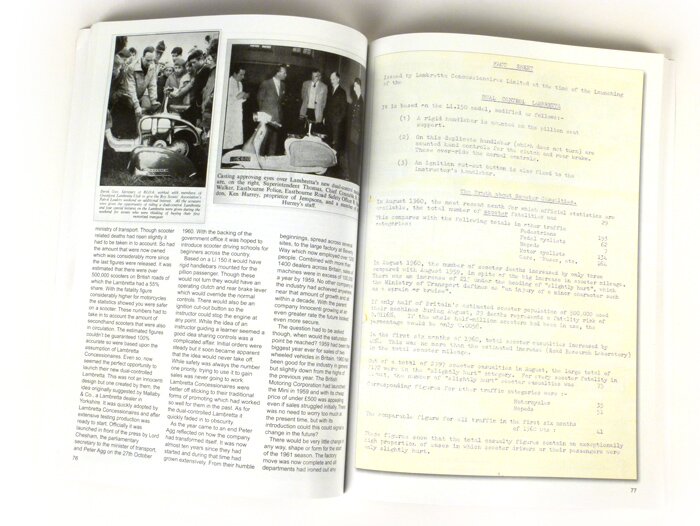 Book -Lambretta concessionaires the complete story 1951 to 1971- Stuart Owen - A4, 180 pages, 310 pictures, English