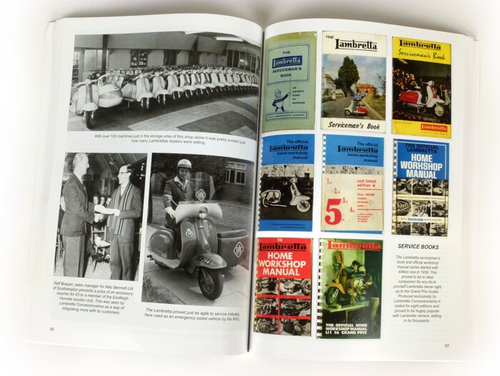 Book -Lambretta concessionaires the complete story 1951 to 1971- Stuart Owen - A4, 180 pages, 310 pictures, English