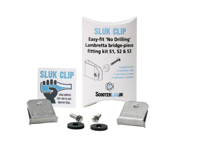 Penjepit untuk memasang bagian jembatan -SLUK CLIP- Lambretta LI, LIS, SX, TV, DL, GP (S1 - 3)