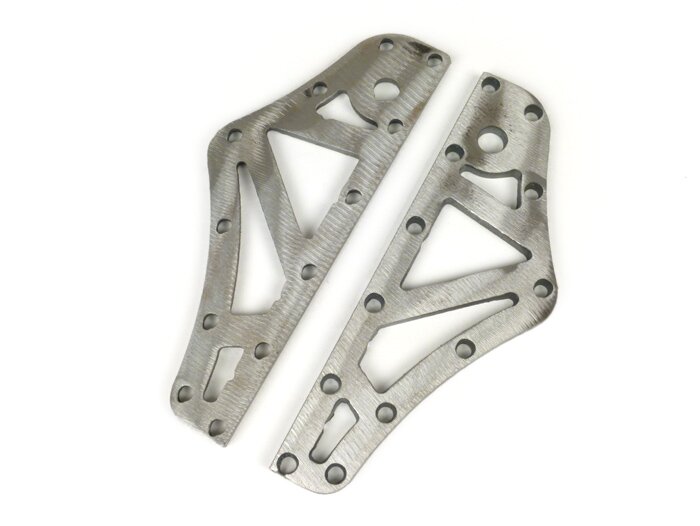 Placa de refuerzo para bastidor -PLC CORSE- Vespa PX, Rally, Sprint, TS, GT, GTR, GL, SS180, GS160)