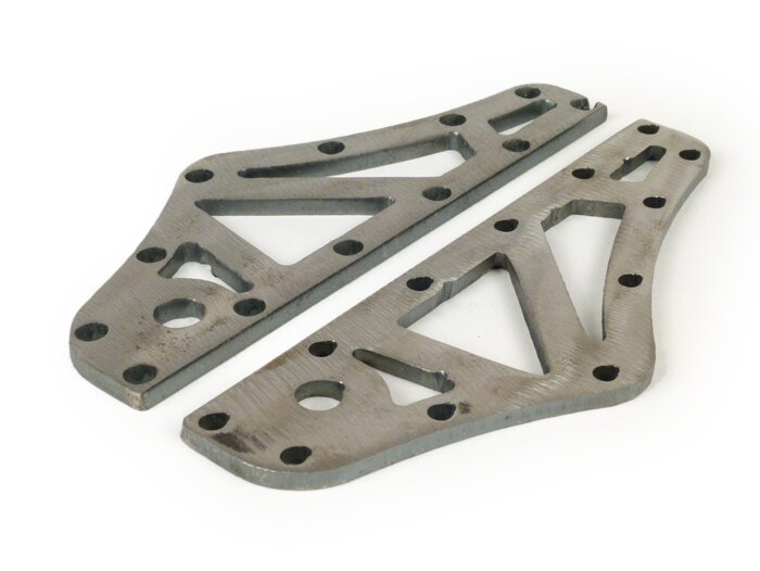 Placa de refuerzo para bastidor -PLC CORSE- Vespa PX, Rally, Sprint, TS, GT, GTR, GL, SS180, GS160)