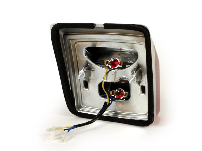 Fanale posteriore -FIEM- LML Star (utilizzabile su Vespa PX Lusso) - senza lampadina (con marchio E)