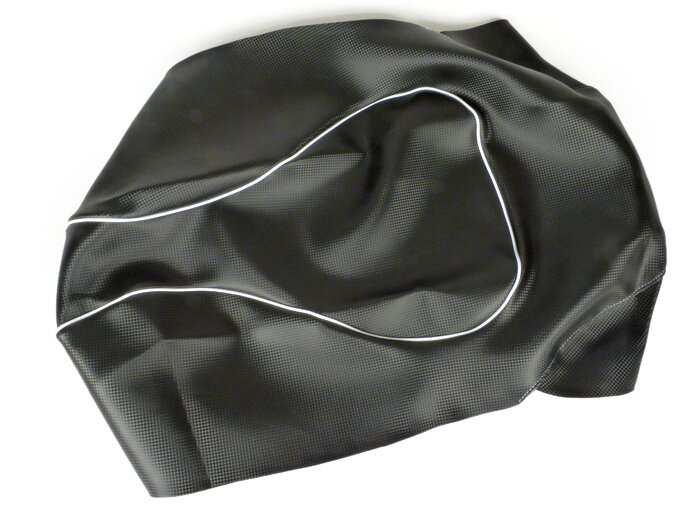 Funda de asiento -X-TREME- Vespa GTS i.E. Super 125-300 (ZAPM4520) - (2014-, Facelift) - Negro (Carbon Style)