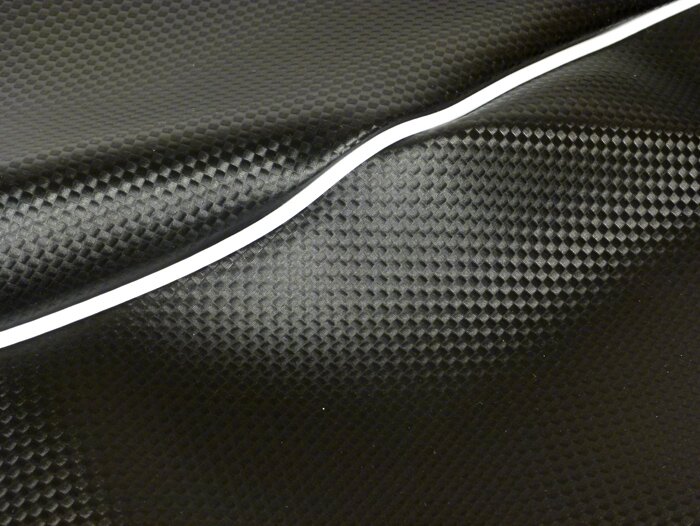 Funda de asiento -X-TREME- Vespa GTS i.E. Super 125-300 (ZAPM4520) - (2014-, Facelift) - Negro (Carbon Style)