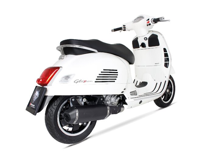 Exhaust -REMUS (with catalyser) Ø65mm Sportexhaust- Vespa GTS 300ie SUPER (ZAPMA33) - (Euro 4, 2016-) - stainless steel, black