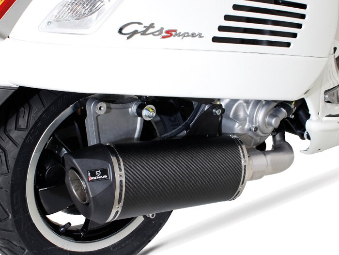Exhaust -REMUS (with catalyser) Ø65mm RSC- Vespa GTS 300ie SUPER (ZAPMA33) - (Euro 4, 2016-) - carbon