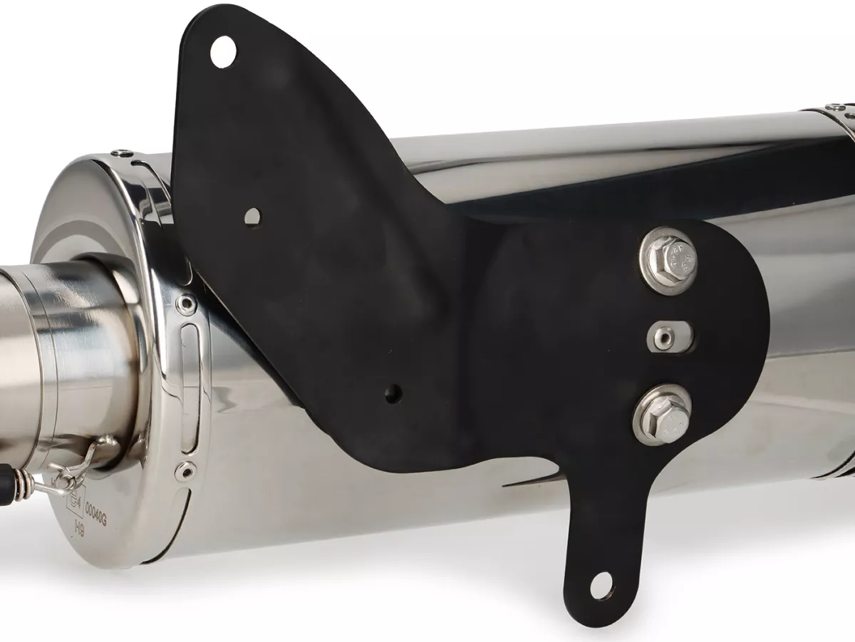 Escape -REMUS (con catalizador) Ø65mm RSC- Vespa GTS 300ie SUPER (ZAPMA33) - (Euro 4, 2016-) - Acero inoxidable plateado