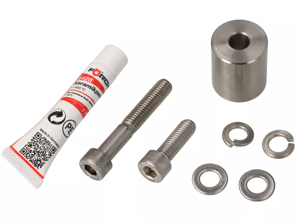 Escape -REMUS (con catalizador) Ø65mm RSC- Vespa GTS 300ie SUPER (ZAPMA33) - (Euro 4, 2016-) - Acero inoxidable plateado