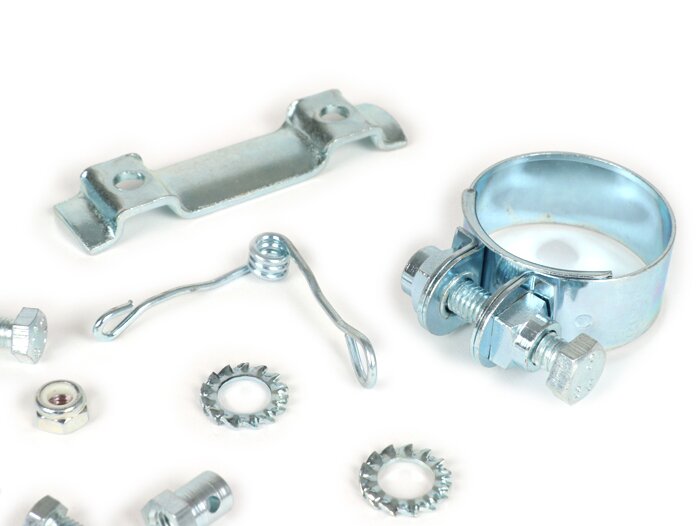Mounting kit -GRIMECA front axle Ø16mm- fixing of GRIMECA semi-hydraulic master brake cylinder on handlebar tube