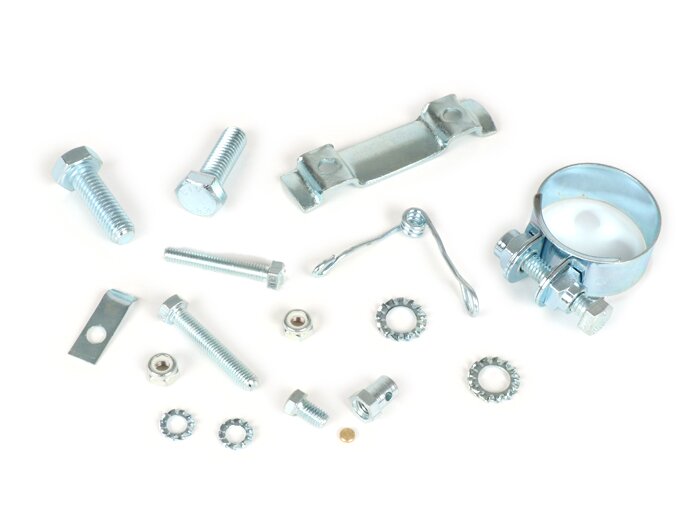 Mounting kit -GRIMECA front axle Ø16mm- fixing of GRIMECA semi-hydraulic master brake cylinder on handlebar tube