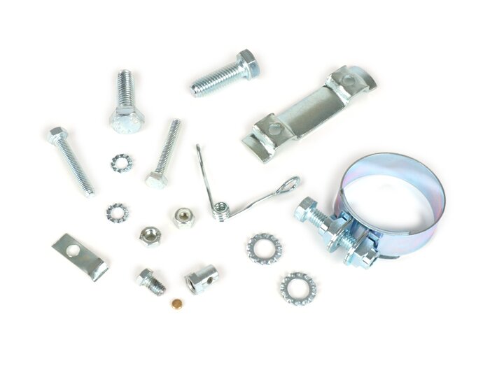 Kit pemasangan -Gandar roda depan GRIMECA Ø20mm- Pemasangan silinder master rem semi-hidrolik GRIMECA pada tabung kemudi (20mm)