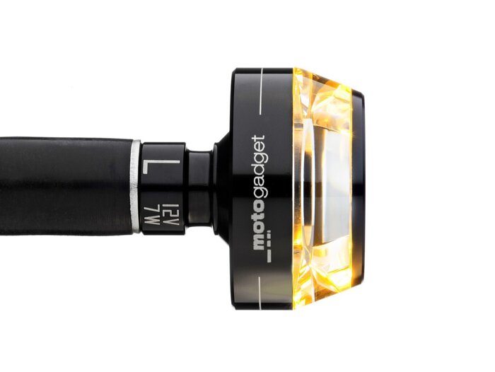 Indicador -MOTOGADGET indicador de manillar - m.blaze disc - negro anodizado - izquierdo