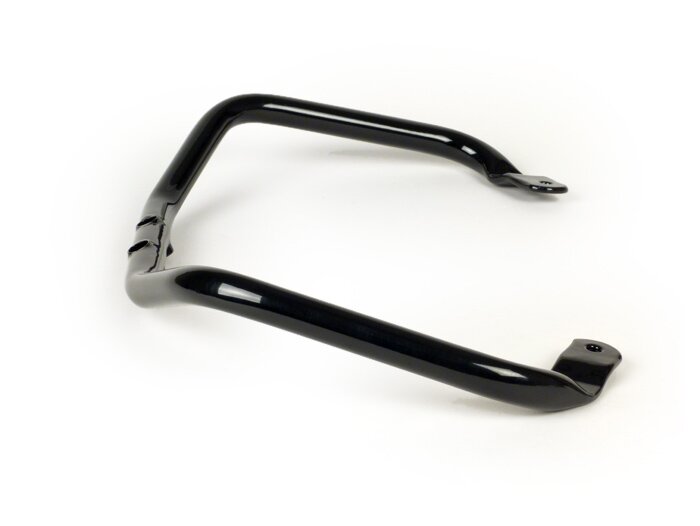 Zitbank handgreep -FA ITALIA, type Sprint- Vespa Primavera 50 (ZAPC531, ZAPC532), Vespa Primavera 125 (ZAPM811), Vespa Primavera 150 (ZAPM812), Vespa Sprint 50 (ZAPC53101, ZAPC53201), Vespa Sprint 125 (RP8M82111, ZAPM813) - zwart glanzend