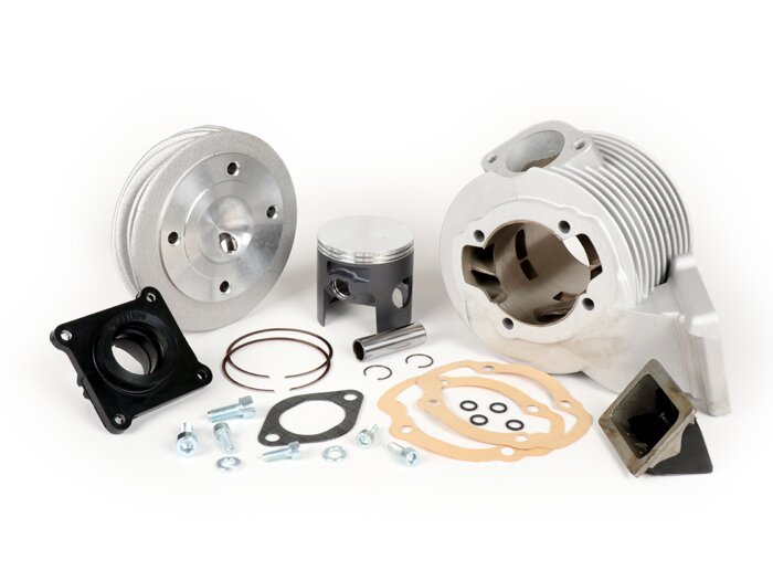 Cylinder kit -QUATTRINI M210, Ø68mm, H=58mm, 210 cc- Lambretta LI 125-150, LIS 125-150, SX 150, DL 125-150, GP 125-150