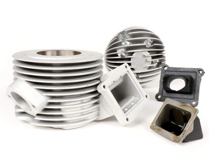 Cylinder kit -QUATTRINI M210, Ø68mm, H=58mm, 210 cc- Lambretta LI 125-150, LIS 125-150, SX 150, DL 125-150, GP 125-150