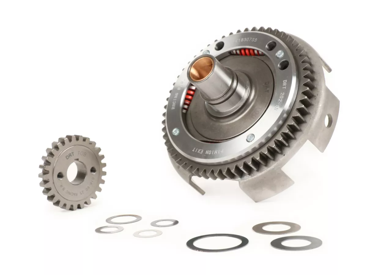 Relación de transmisión primaria -DRT TOB Quattrini M200- Vespa V50, PV125, ET3, PK50, PK80, PK125 - 25-56 = 2.24 (dentado recto)