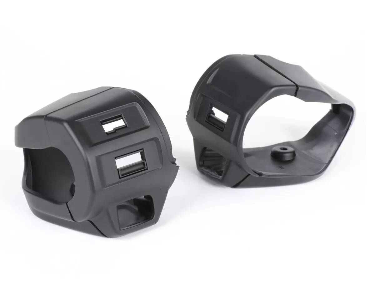 Light switch - indicator switch housing set -POWER 1 (-2014)- Vespa, Primavera50 (ZAPC53), Sprint50 (ZAPC53) - matt black