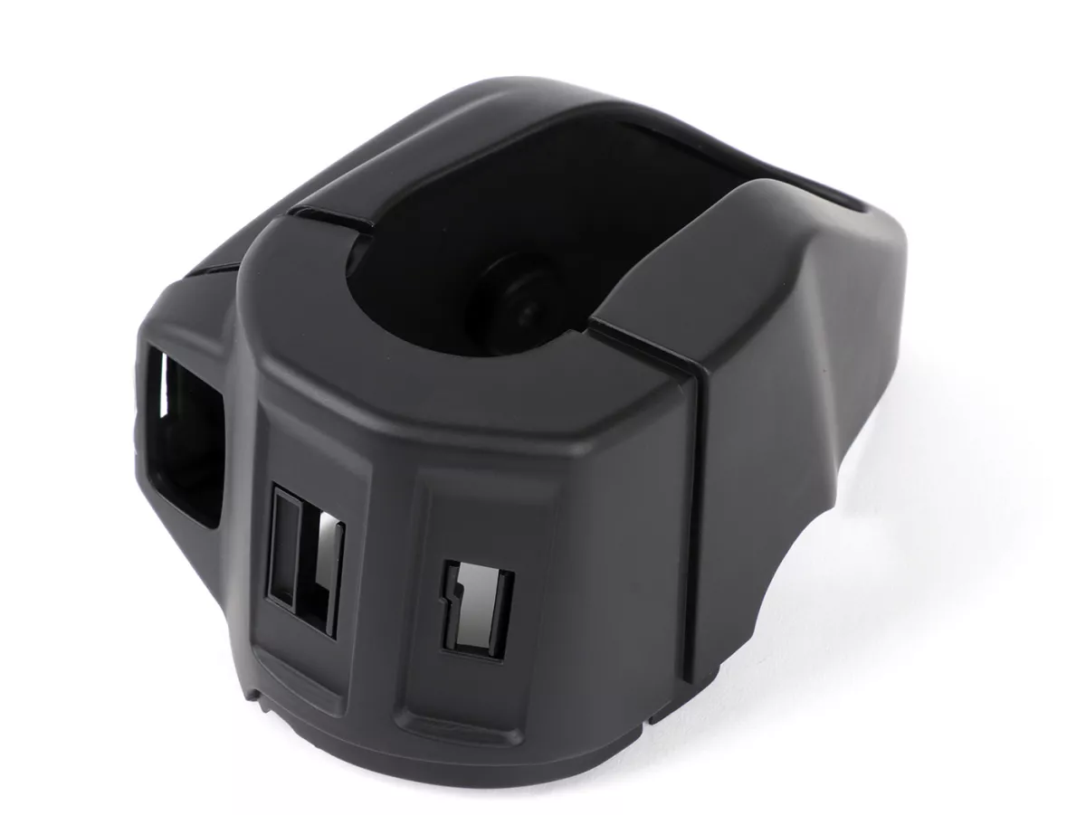 Light switch - indicator switch housing set -POWER 1 (-2014)- Vespa, Primavera50 (ZAPC53), Sprint50 (ZAPC53) - matt black