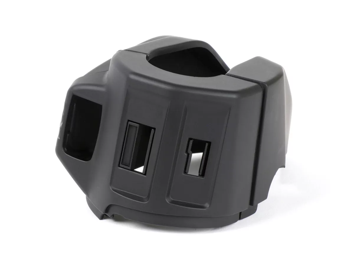 Light switch - indicator switch housing set -POWER 1 (-2014)- Vespa, Primavera50 (ZAPC53), Sprint50 (ZAPC53) - matt black