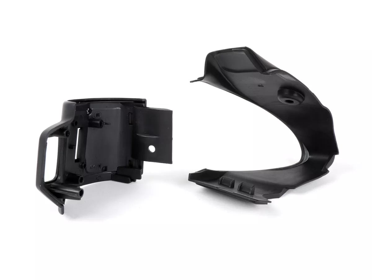 Light switch - indicator switch housing set -POWER 1 (-2014)- Vespa, Primavera50 (ZAPC53), Sprint50 (ZAPC53) - matt black