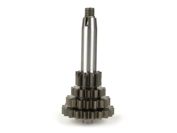 Gear cluster -BENELLI- Vespa V50, PV125, ET3, PK50, PK80, PK125 S-XL/XL2 - 10-14-17-20 teeth - fits genuine gear box, short 3rd and extra short 4th gear