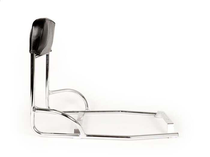 Rugleuning -AMS CUPPINI, h=400mm- Vespa Largeframe -Vespa PX, LML Star125/150 2-T, Stella125/150 2-T - Chroom