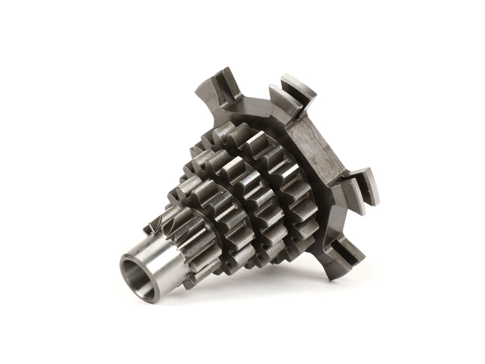 PTO shaft -BENELLI- Vespa PX125, PX150, PX200, T5 125cc, Cosa, Rally - 12-13-17-20 - short fourth gear