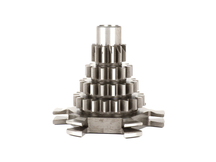 PTO shaft -BENELLI- Vespa PX125, PX150, PX200, T5 125cc, Cosa, Rally - 12-13-17-20 - short fourth gear