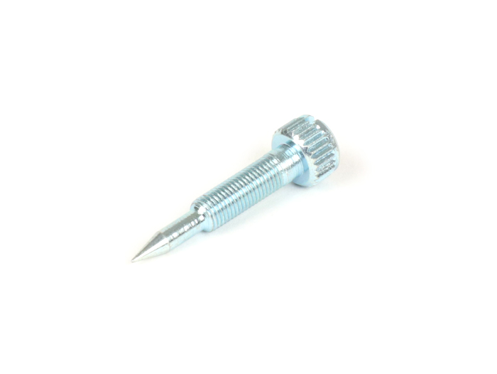 Sekrup penyetel campuran -DELLORTO- SHB 16/15 F - ulir M4 x 0,5 mm, L = 27 mm - ujung tebal