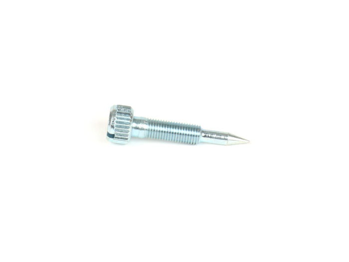 Sekrup penyetel campuran -DELLORTO- SHB 16/15 F - ulir M4 x 0,5 mm, L = 27 mm - ujung tebal