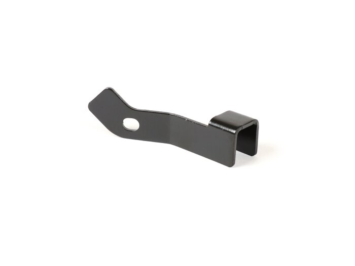 Bracket for gear change cables on engine -PIAGGIO- Vespa PX 80-150, T5 125cc- steel, rigid form, black powder coated