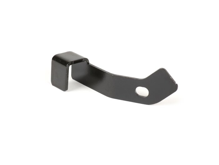 Bracket for gear change cables on engine -PIAGGIO- Vespa PX 80-150, T5 125cc- steel, rigid form, black powder coated